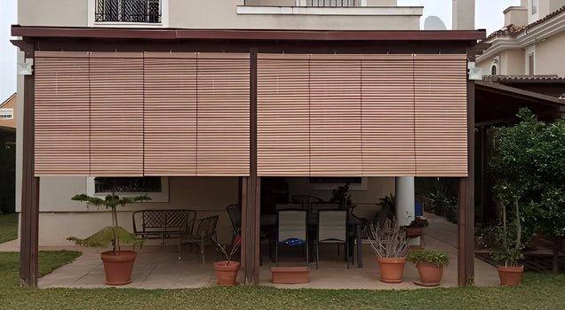 persianas alicantinas de pvc madera imitacion